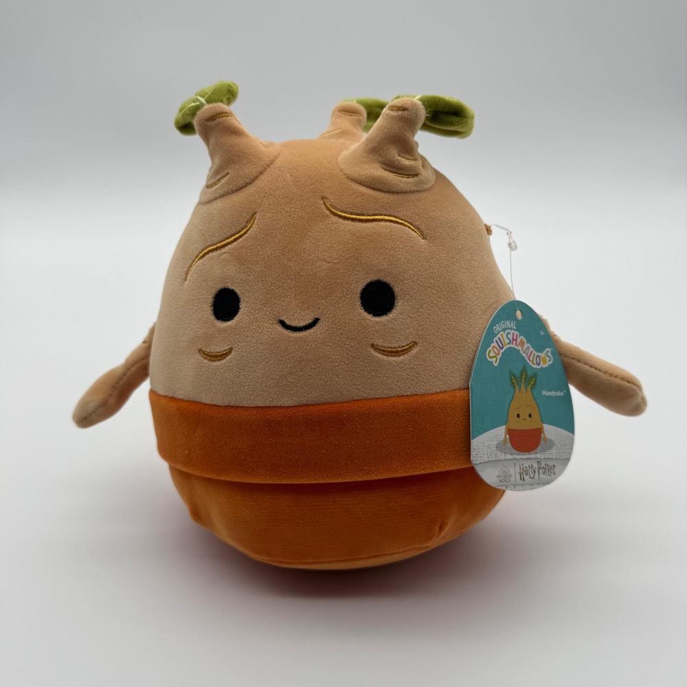Squishmallows Harry Potter Mandrake‎ Plush 8 Inch